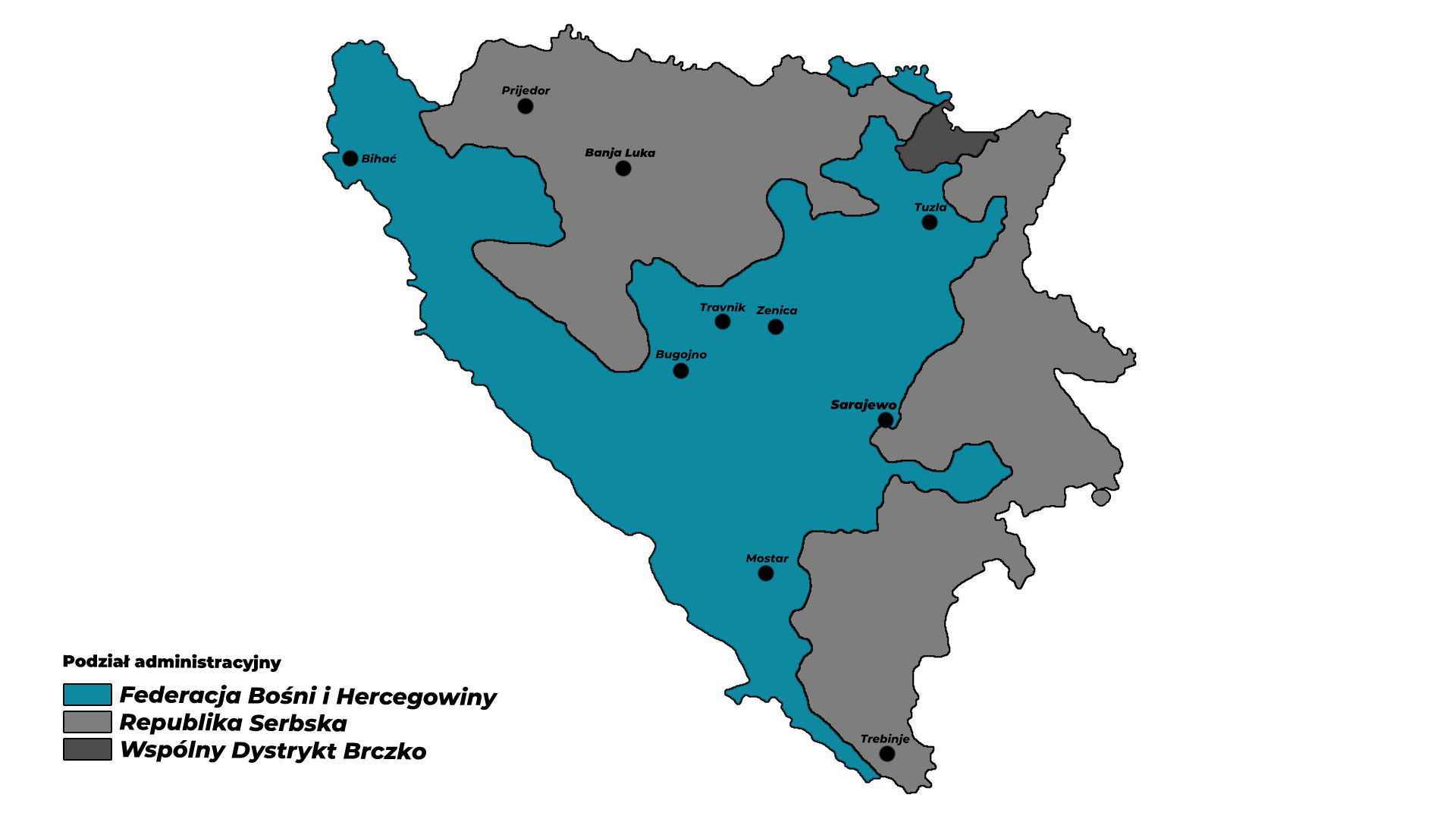 bosnia hercegowina podzial