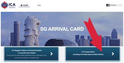 SG Arrival Card - to trzeba wypełnić przed wyjściem z lotniska w Singapurze