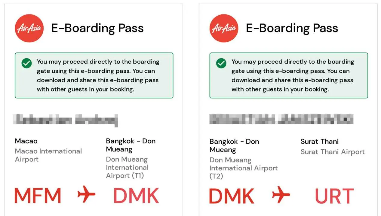 airasia bording pass