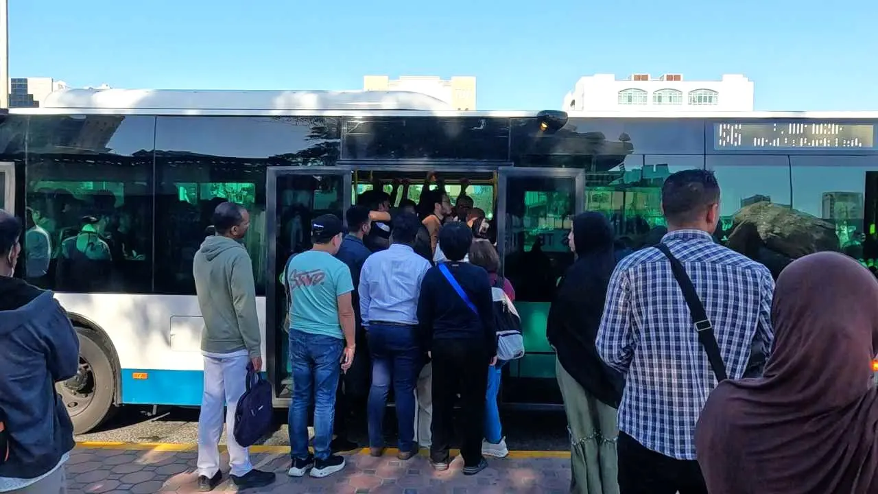 autobus zapchany