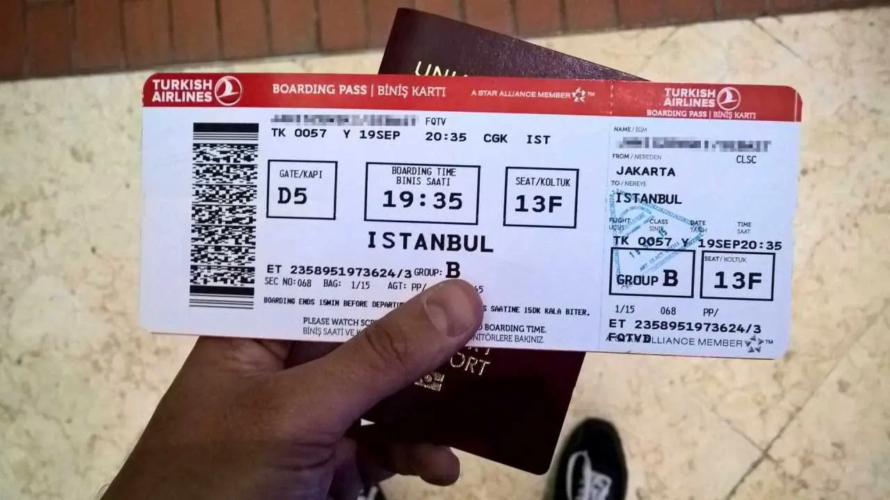 bilet turcja