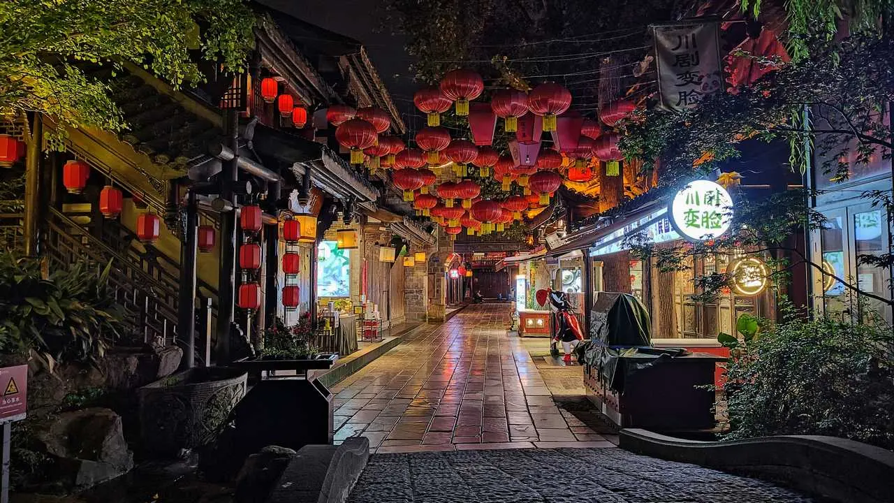 chengdu uliczka