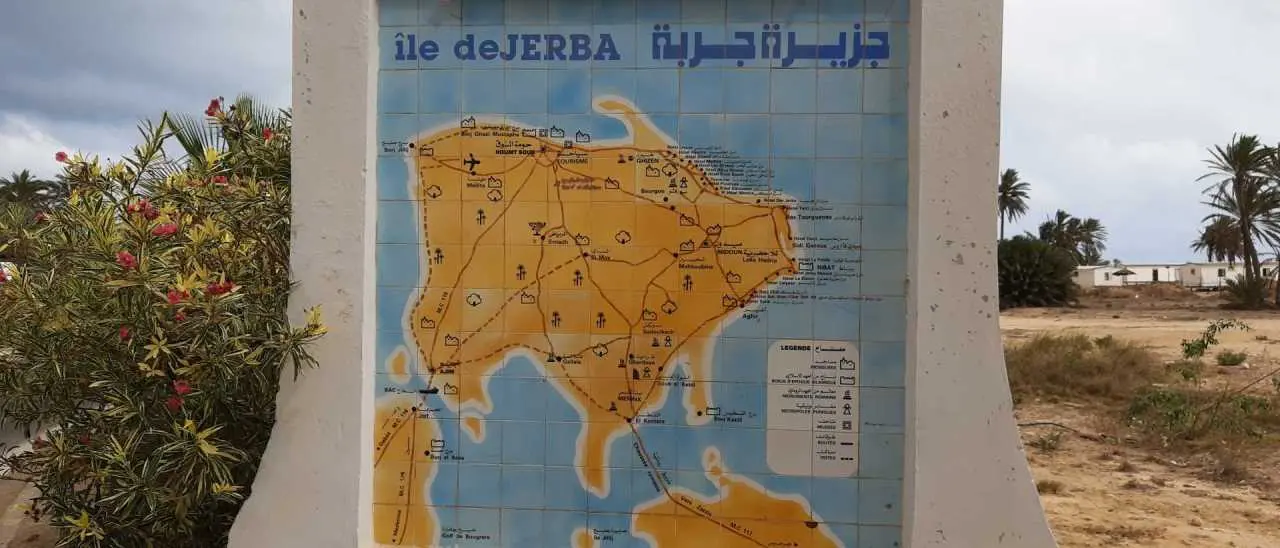 djerba mapa