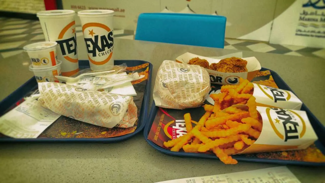 fast texas chicken zestaw