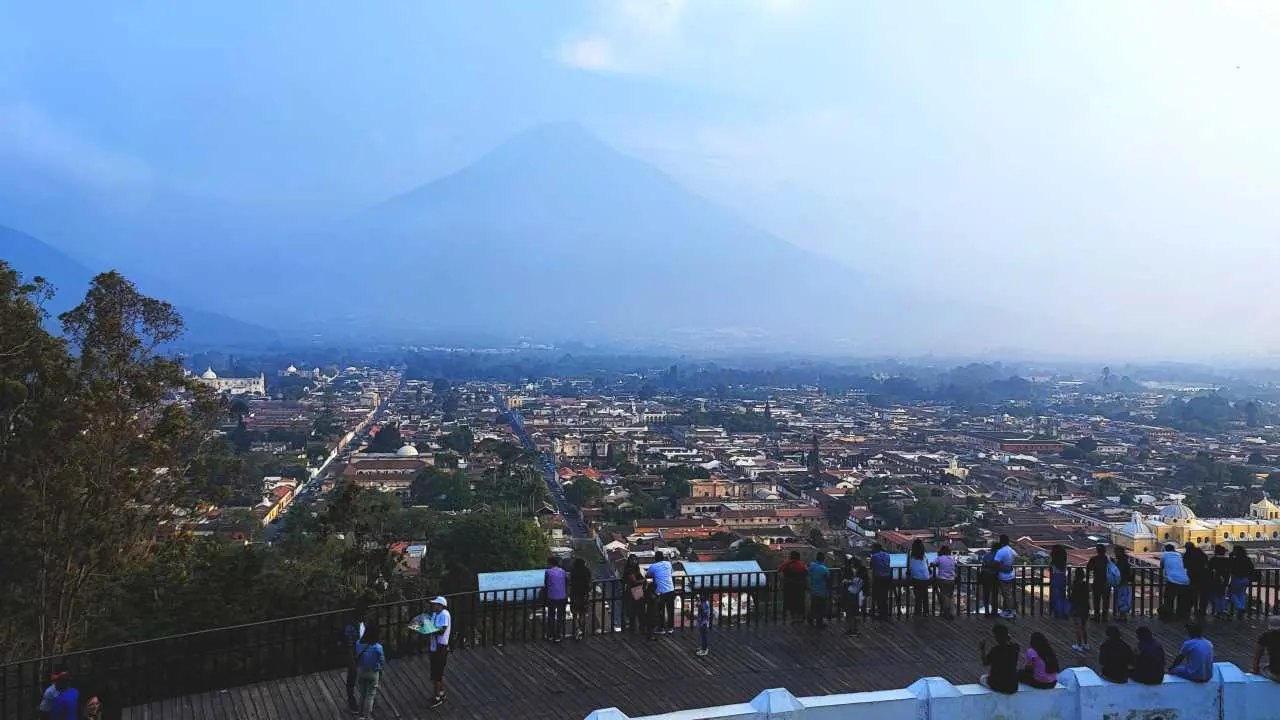 panorama wulkan