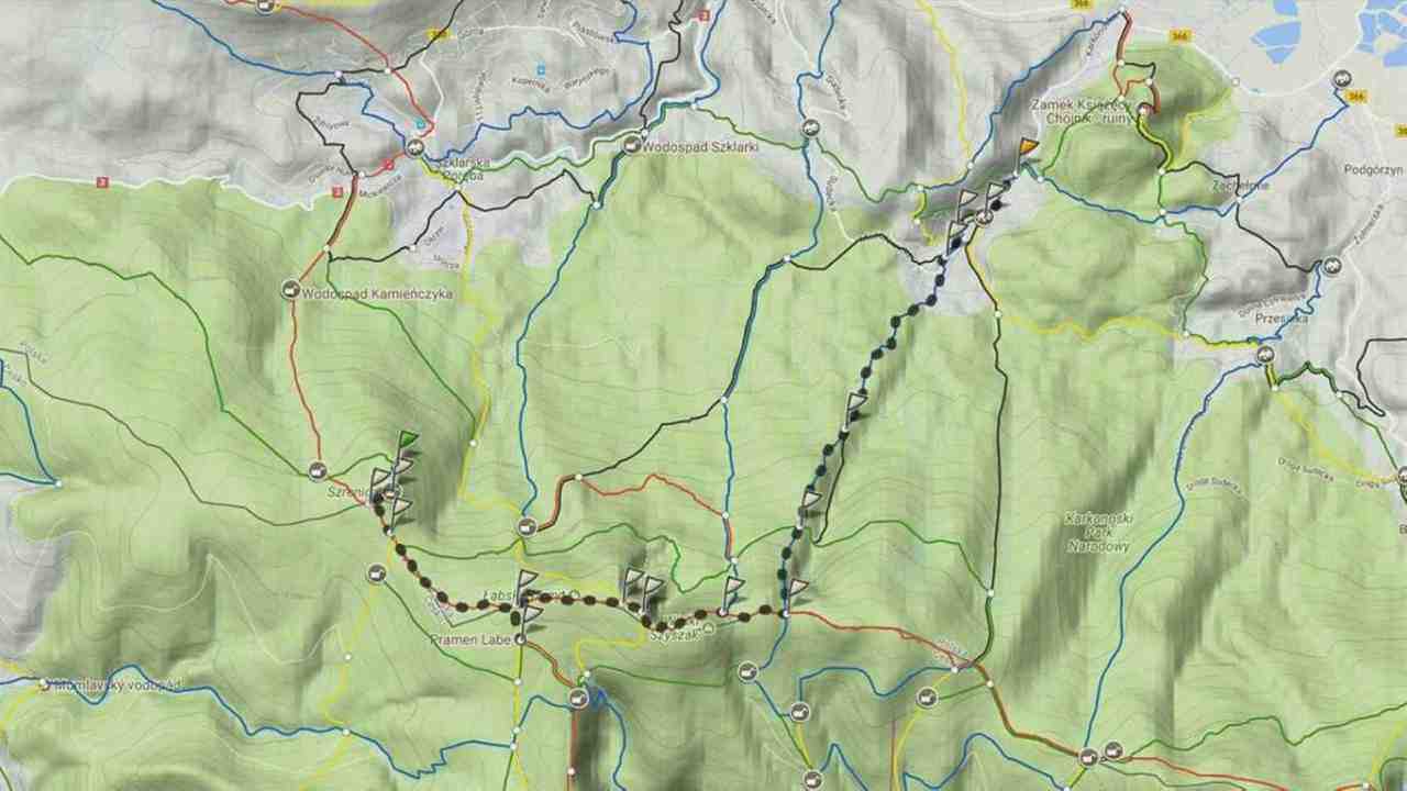 Letni szlak w Karkonoszach