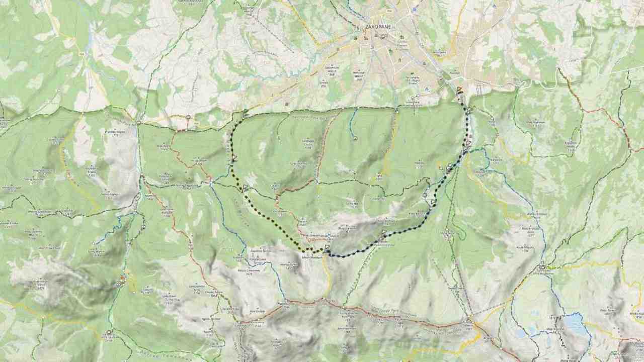 Tatry - przejście Kondracką Przełęczą