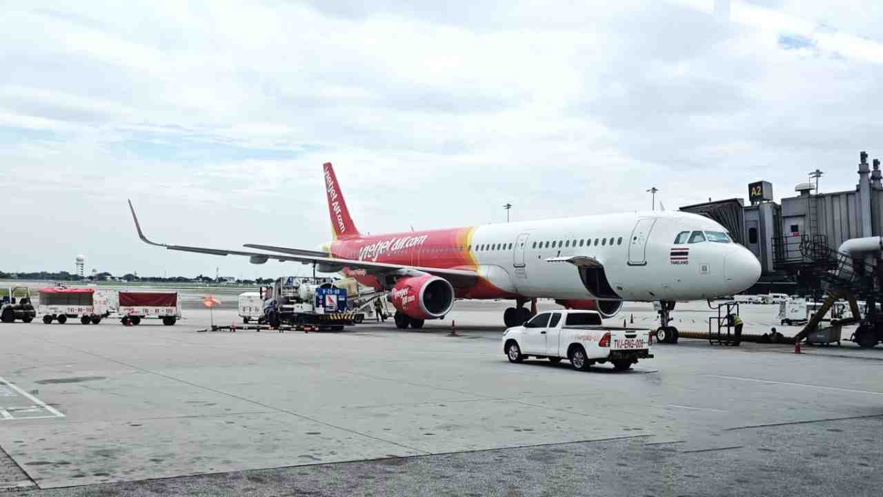 Lot samolotem Airbus A320 VietJetAir