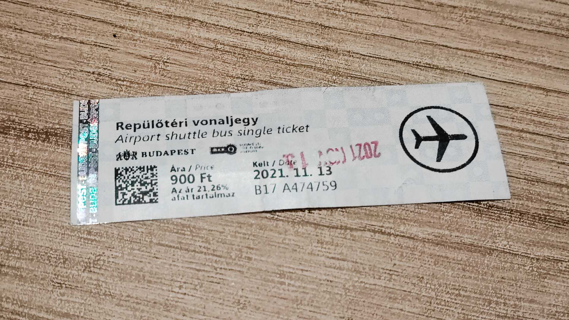 bilet lotniskowy