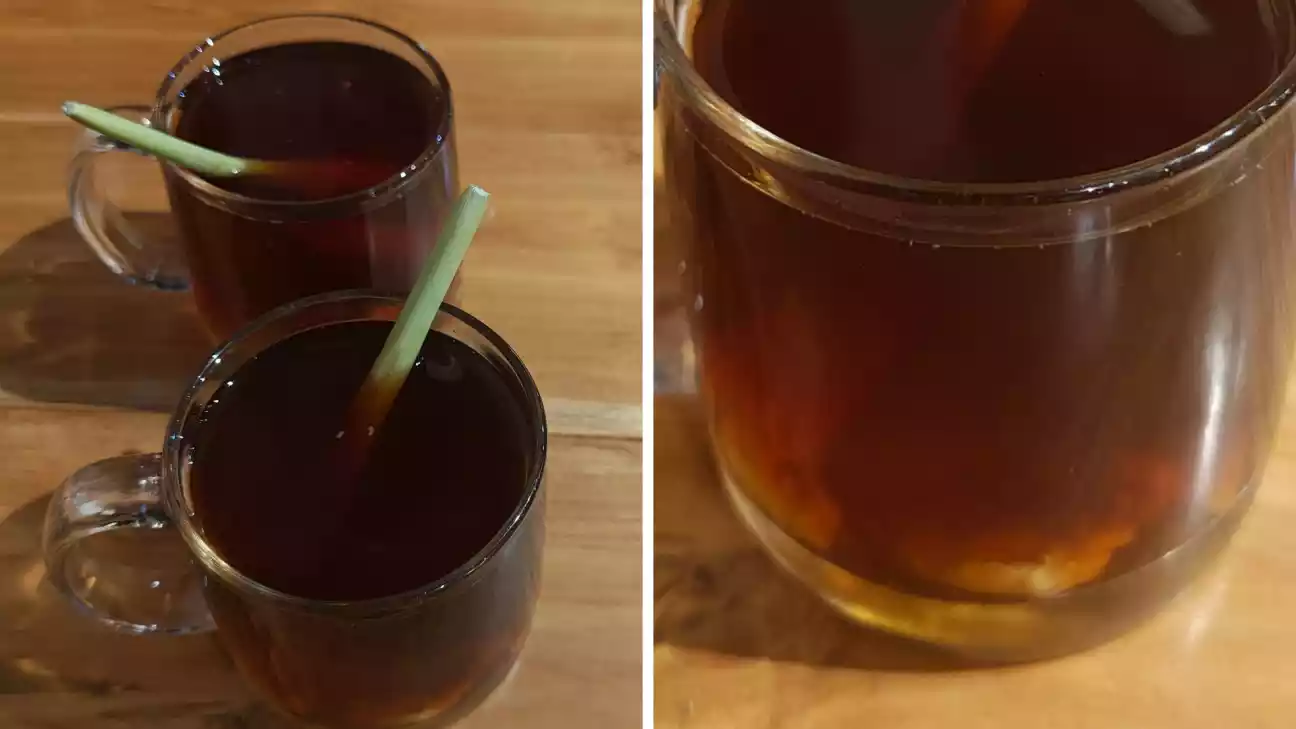 Herbata z trawą cytrynową i imbirem
