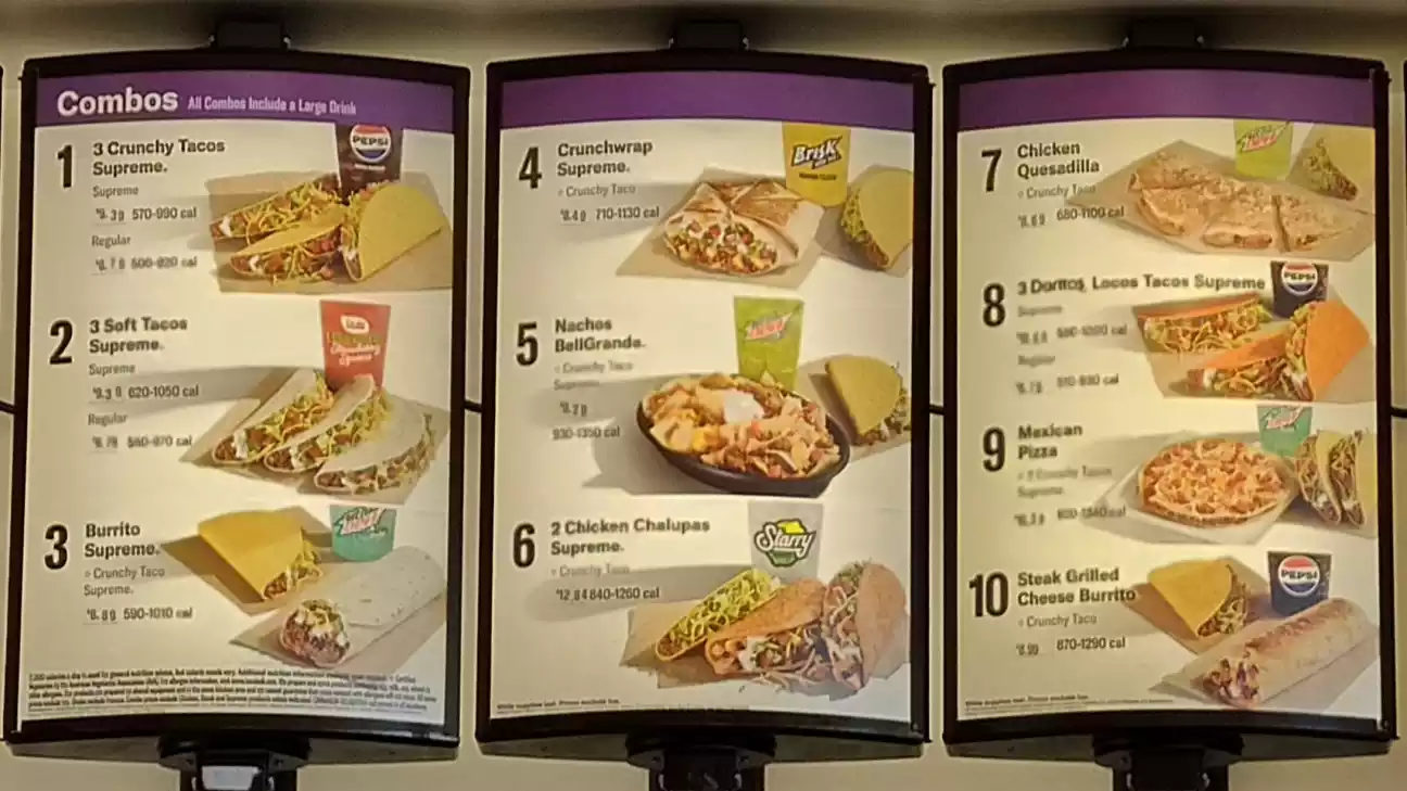 taco bell menu