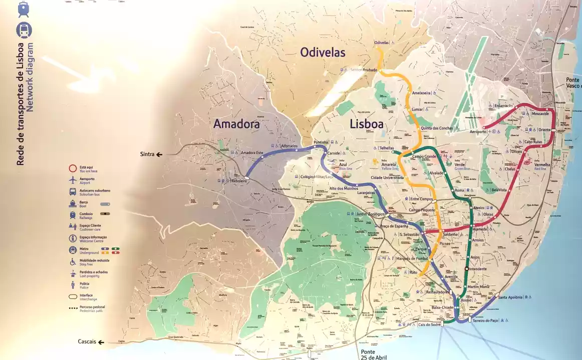 metro mapa