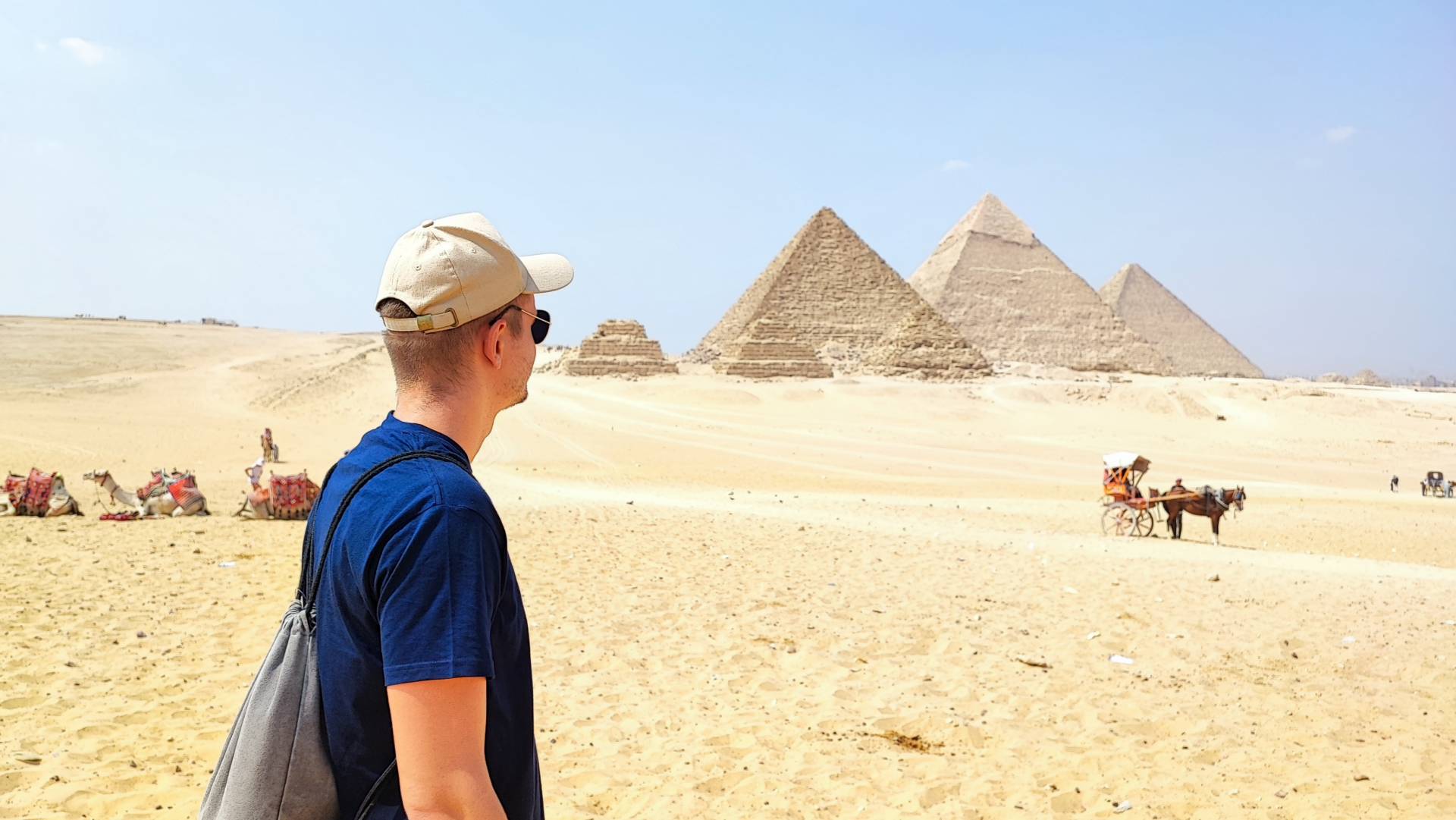 Kair i piramidy w Gizie